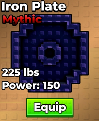 Iron Plate in Kick a Lucky Block