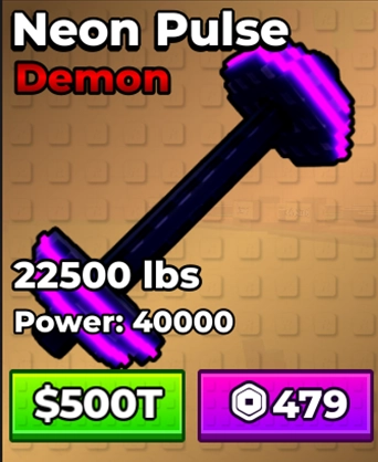 Neon Pulse in Kick a Lucky Block