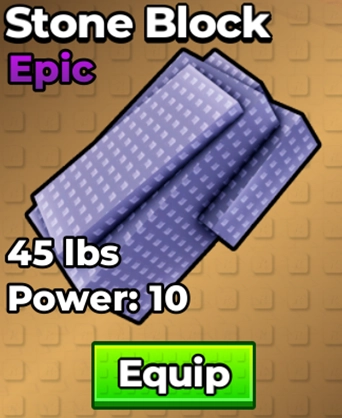 Stone Block in Kick a Lucky Block